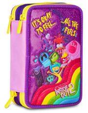 Astuccio 3 zip Universal Mood Inside Out 2
