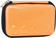 Astuccio Rigido Maxi Zip Arancione Glitter Comix