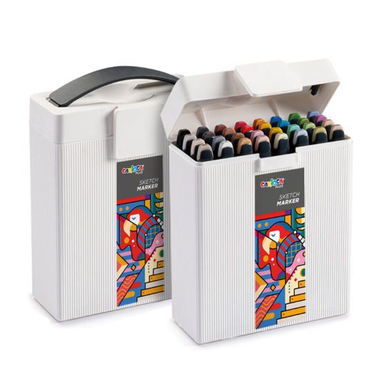Hard Case Plus Sketch Marker 80 pz Carioca
