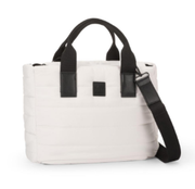 Shopper White Quilted Mad Moiselle