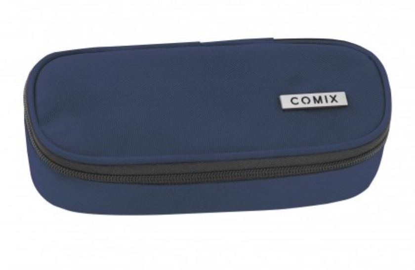 Astuccio Ovale Blu Monocromo Comix