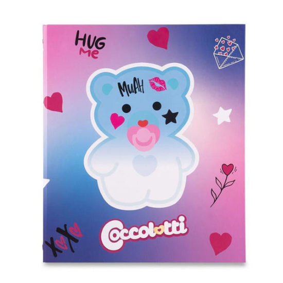 Copertina Ad Anelli Azzurro Love & Tell Coccolotti