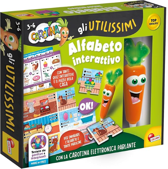 Carotina Utilissimi Penna Alfabeto Lisciani