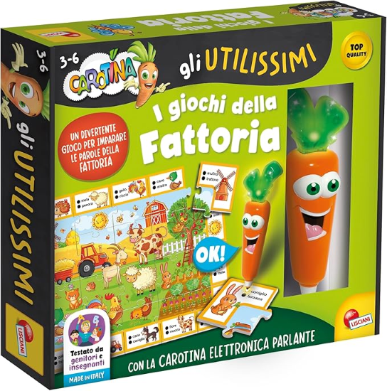 Carotina Utilissimi Penna Fattoria Lisciani