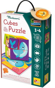 Cubes & Puzzle 2in1 Legno Lisciani