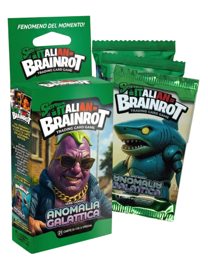 Ecoblister 3 Bustine da 7 Card Brainrot