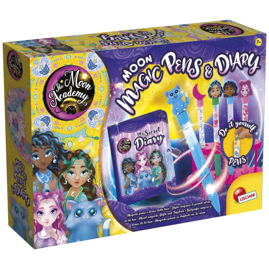 Moon Magic Pens & Diary Moon Academy Lisciani