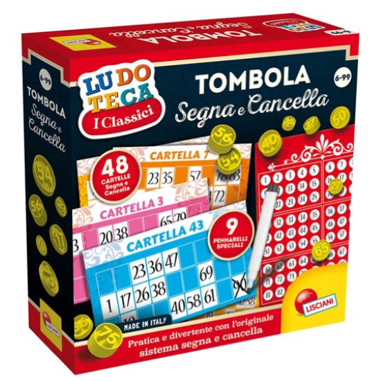 Tombola Segna e Cancella Ludoteca Lisciani