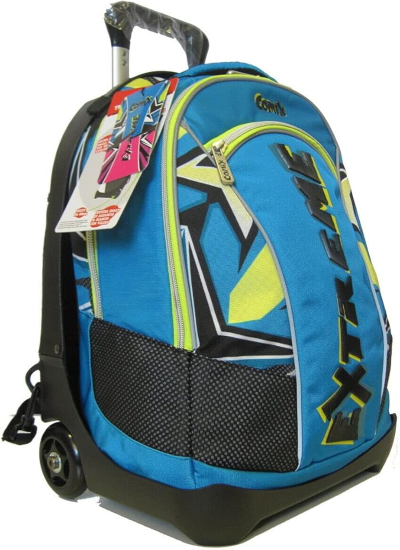 Zaino Trolley Staccabile Azzurro Extreme Comix