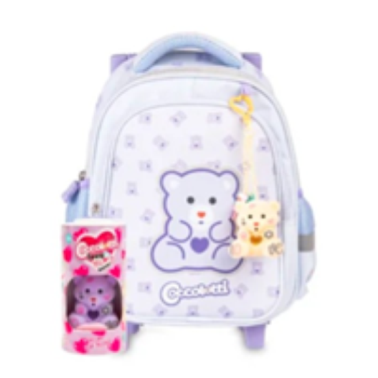 Zaino Asilo Trolley Lilla Classic Coccolotti