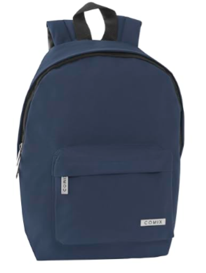 Zaino Mini Americano Blu Monocromo Comix