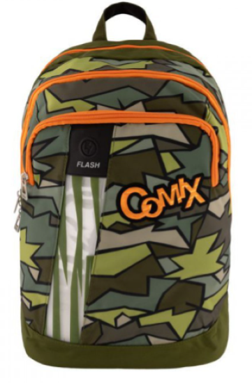 Zaino Organizzato Broken Camo Flash Comix