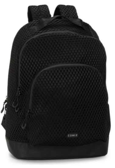 Zaino Organizzato Mesh Black Special Comix
