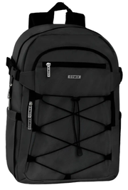 Zaino Organizzato Rope Black Monocromo Comix