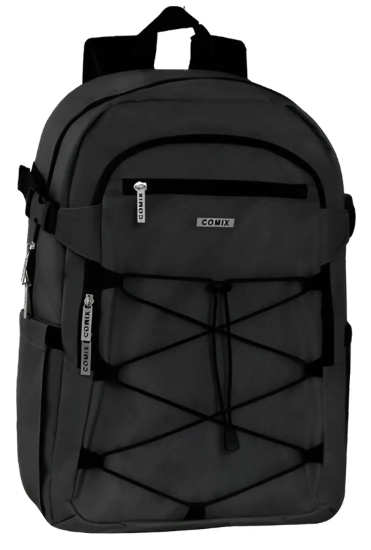 Zaino Organizzato Rope Black Monocromo Comix