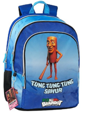 Zaino Organizzato Tung Tung Italian Brainrot