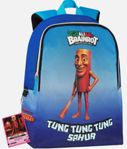 Zaino Tempo Libero Tung Tung Italian Brainrot