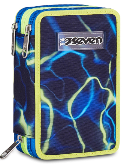 Astuccio 3 zip Electricvibe Boy Seven