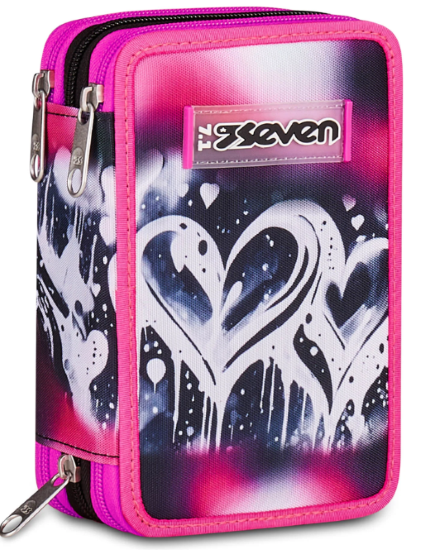 Astuccio 3 zip Plumpy Line Girl Seven