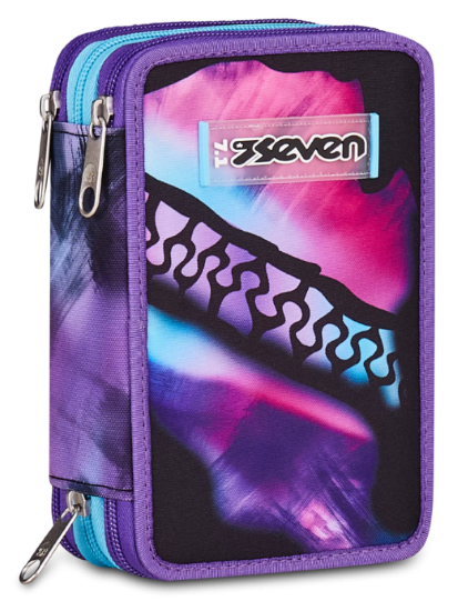 Astuccio 3 zip Pink Fusion Girl Seven
