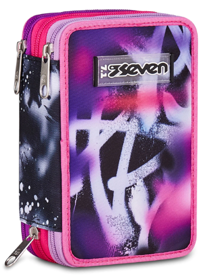 Astuccio 3 zip Buzzy Note Girl Seven