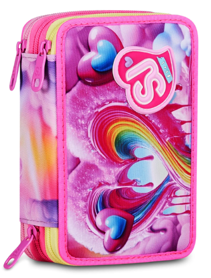 Astuccio 3 zip Joyful Pins SJ Gang Girl Seven