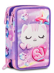 Astuccio 3 zip 3D Glowcat SJ Gang Girl Seven
