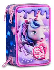 Astuccio 3 zip 3D Pixie Unicorn SJ Gang Girl Seven