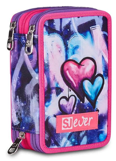 Astuccio 3 zip Multiviolet SJ Gang Ever Girl Seven