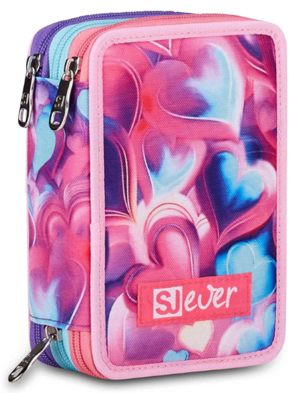 Astuccio 3 zip Pink Beat SJ Gang Ever Girl Seven