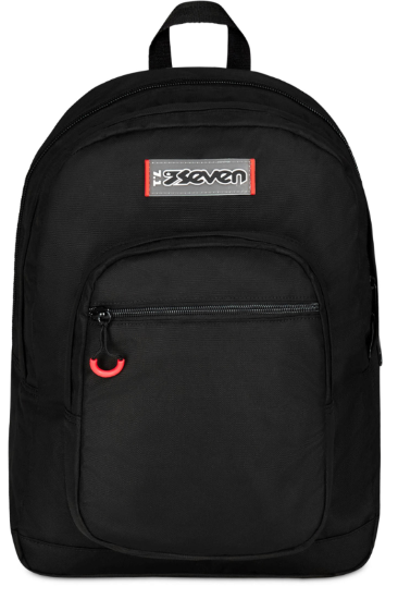 Zaino Freethink Jet Black Unisex Seven