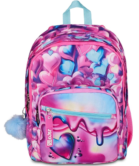 Zaino Doppio Scomparto Pink Beat  SJ Gang Ever Girl Seven