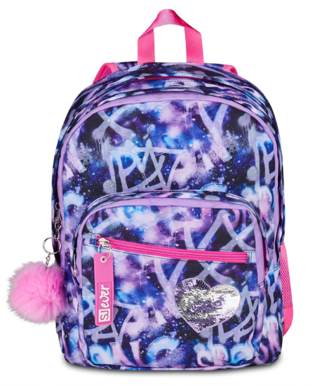 Zaino Doppio Scomparto Multiviolet SJ Gang Ever Girl Seven