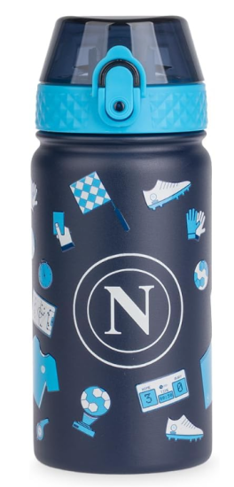 Borraccia Termica C/Cannuccia 400ml Blu SSC Napoli