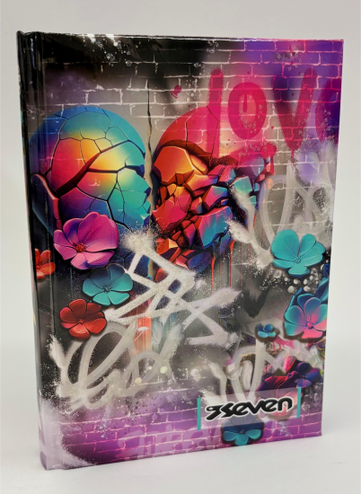 Diario Pocket 12M Graffiti Girl Seven