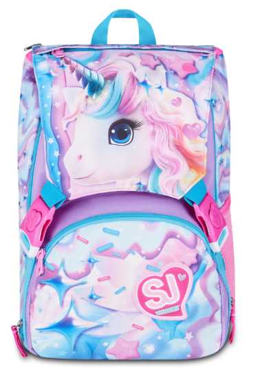 Zaino Sdoppiabile Glow Led Unicorn SJ Gang Girl Seven