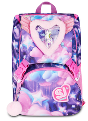 Zaino Sdoppiabile Fluffy Pink SJ Gang Girl Seven