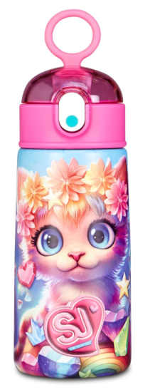 Borraccia C/Cannuccia 460ml Heart Buddy SJ Gang Girl Seven