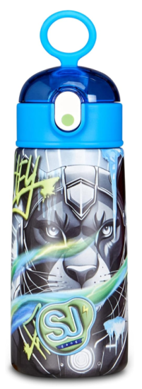 Borraccia C/Cannuccia 460ml Glace Panther SJ Gang Boy Seven