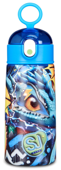 Borraccia C/Cannuccia 460ml Metal Dragon SJ Gang Boy Seven