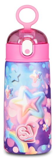 Borraccia C/Cannuccia 460ml Joyful Pins SJ Gang Girl Seven