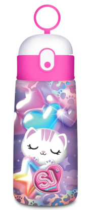 Borraccia C/Cannuccia 460ml Glow Cat SJ Gang Girl Seven