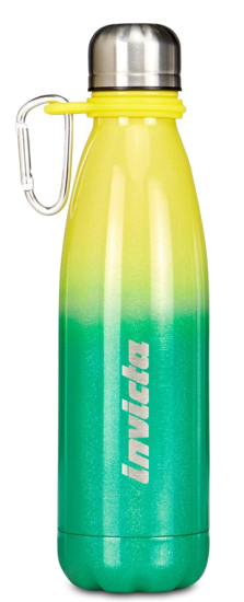 Borraccia Termica Shine Giallo/Verde 500 ml Invicta
