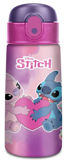 Borraccia Termica C/Cannuccia 460ml Lilo & Stitch