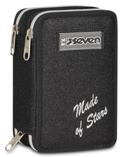 Astuccio 3 zip Nero Made of Stars Seven