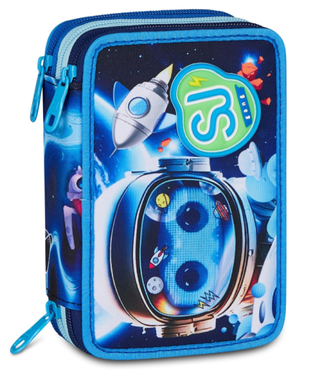 Astuccio 3 zip Space Led SJ Gang Boy Seven