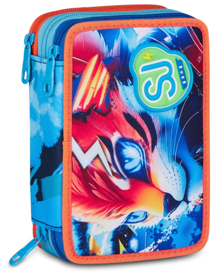 Astuccio 3 zip Speed Animal SJ Gang Boy Seven