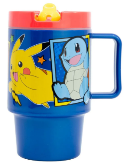 Tazza Sport C/Cannuccia 530ml Pokemon
