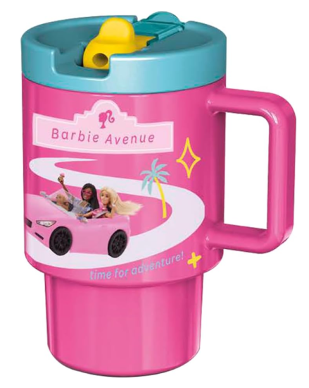 Tazza Sport C/Cannuccia 530ml Barbie