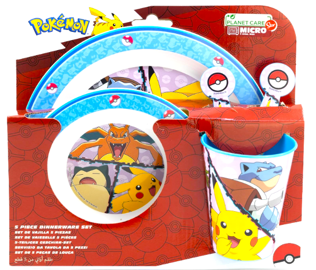 Set Porta Merenda 5 pz Pokemon
